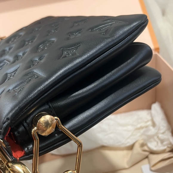 Louis Vuitton Coussin BB Embossed Bag with Gold Chain - Picture 9 of 12